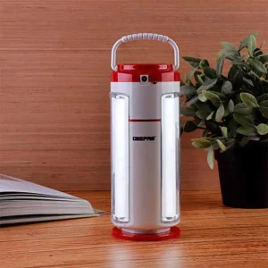 Geepas Rechargeable LED Emergency Lantern, GE53023, Red Provides Excellent Brightness for Any Night Time Activity.