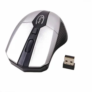 2.4Ghz Wireless Portable Fast Scrolling Optical Mouse- Silver