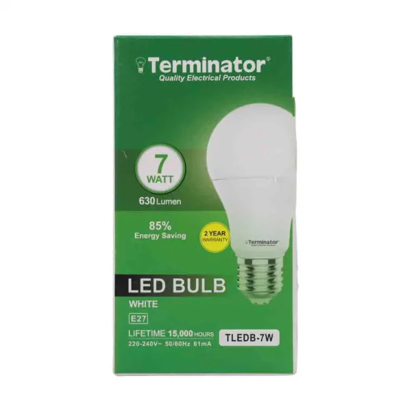 Terminator LED Bulb, 85 Percent Energy Saving Light - 7 Watts