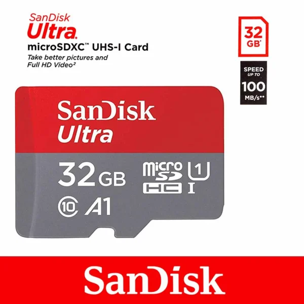 Sandisk Ultra MicroSDXC UHS-1 Card 32GB