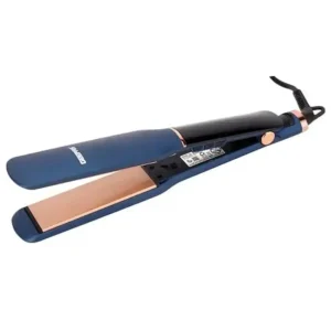 Geepas Professional Digital Hair Straightener with Wide Ceramic Plate GHS86076 Blue 70W