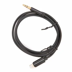 Lightning Cable 3.5 Aux Audio Adapter Cable- Black