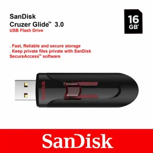 Sandisk Cruzer Glide 3.0 USB Flash Drive 16GB