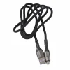 Momotas High Quality Quick Charging  Cable Nylon Cable 1000mm- Black