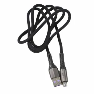 Momotas High Quality Quick Charging  Cable Nylon Cable 1000mm- Black