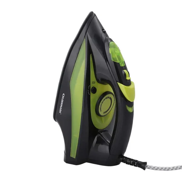 Olsenmark Ceramic Steam Iron with Non Stick Ceramic Soleplate- Green