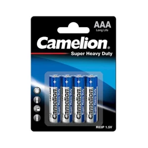 Camelion Super Heavy Duty AAA 1.5V Battery- 4pcs