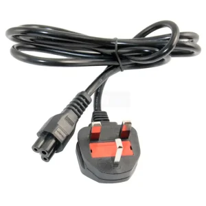 Desktop Power Cable With 3 Pin Cord Wire- Black
