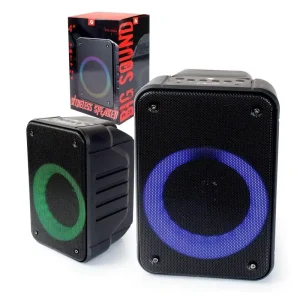 Kboard Portable Wireless Party Speaker With LED Lights- Multi-Color